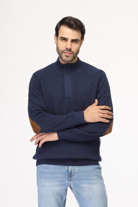 Regular Fit Pullover Dark Blue