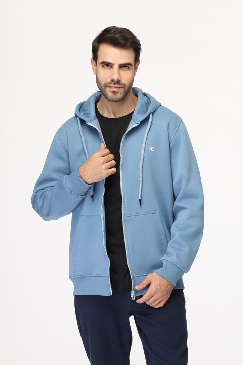 Regular Fit Sweat Shirt Light Blue