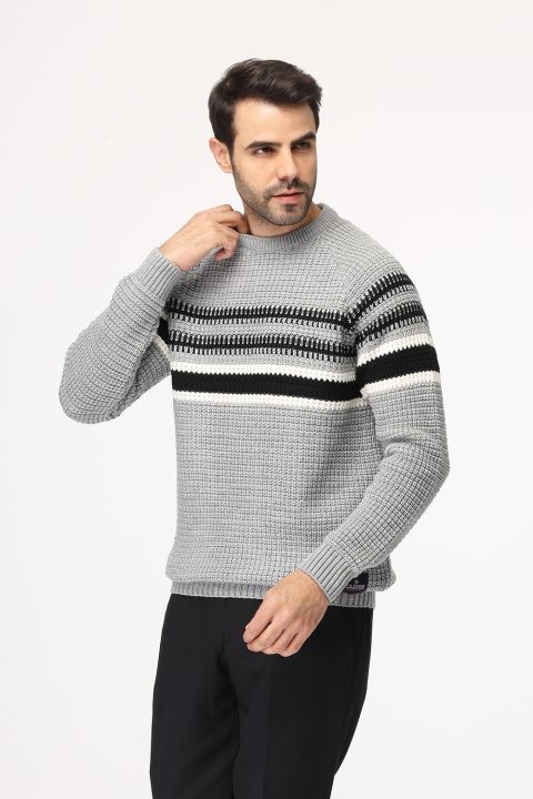 Regular Fit Pullover Gray - Image 3