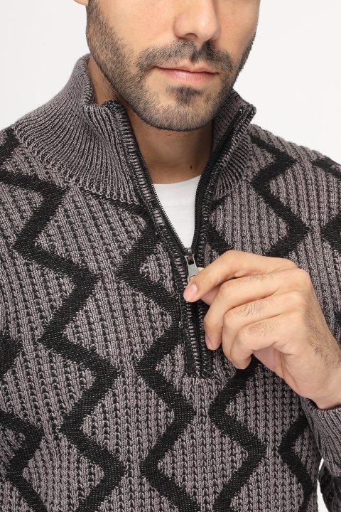 Regular Fit Pullover Gray - Image 4