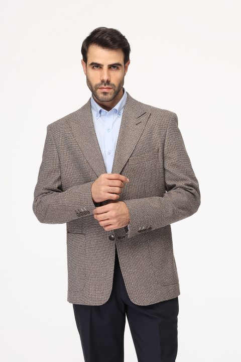 Regular Fit Blazer Brown