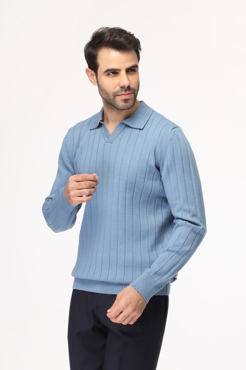 Regular Fit Pullover Blue - Image 3