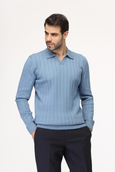 Regular Fit Pullover Blue - Image 4