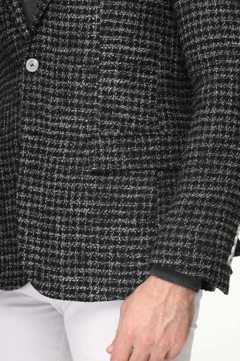 Regular Fit Blazer Dark Gray - Image 6