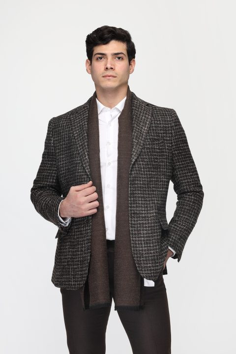 Regular Fit Blazer Brown