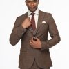 Slim Fit Suit Brown - Image 5