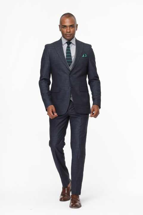 Slim Fit Suit Dark Blue