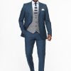 Slim Fit Suit Blue