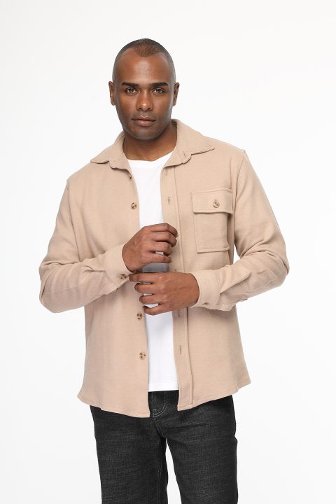 Regular Fit Shirt Beige