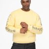 Over Size Sweat Shirt Yellow