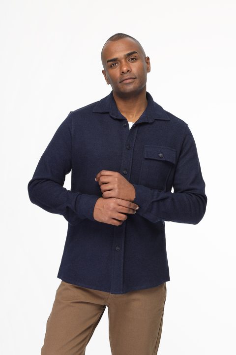 Regular Fit Shirt Dark Blue - Image 7