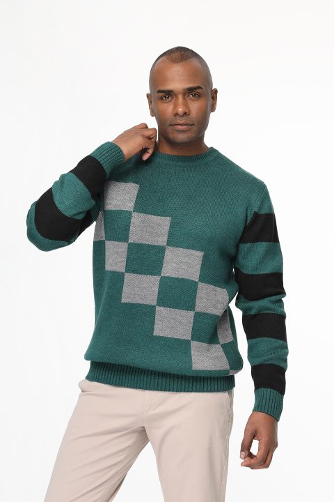 Regular Fit Pullover Green - Image 3