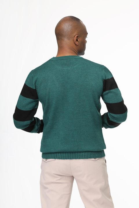 Regular Fit Pullover Green - Image 4