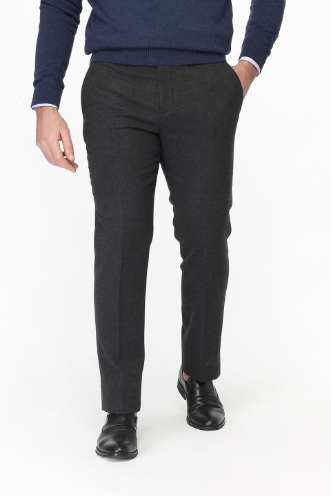 Straight Fit Classic Pants Gray