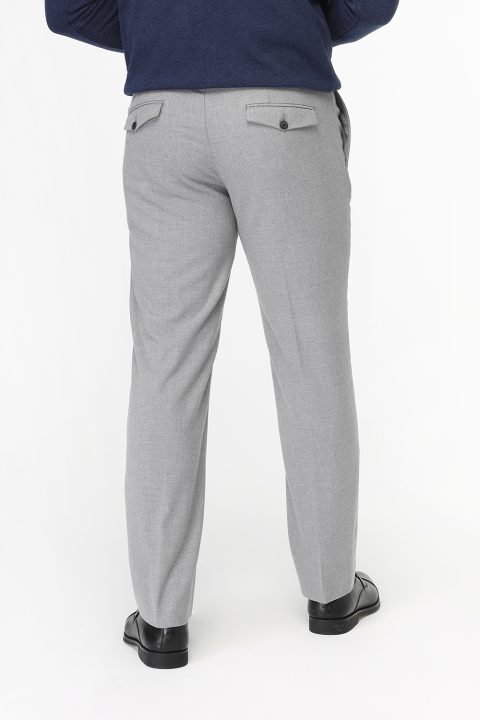 Straight Fit Classic Pants Light Gray - Image 5