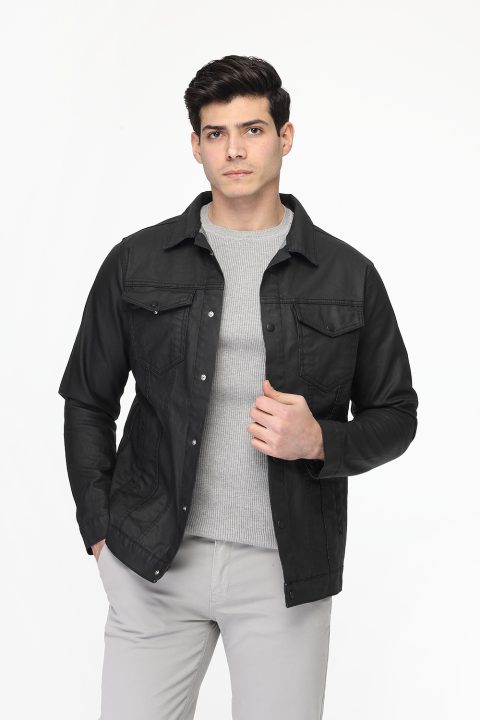 Jacket Jeans Regular Fit Black - Image 4