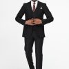 Slim Fit Suit Black