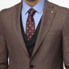 Slim Fit Suit Brown - Image 2