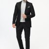 Slim Fit Suit Black - Image 3