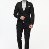 Slim Fit Suit Black