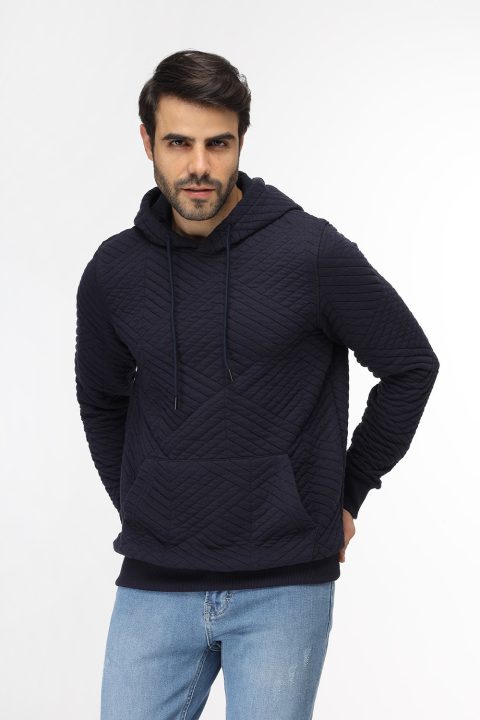 Slim Fit Sweat Shirt Dark Blue - Image 3