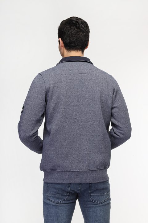 Regular Fit Sweat Shirt Blue - Image 4