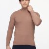 Slim Fit Pullover Beige - Image 3