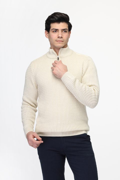 Regular Fit Pullover Beige - Image 3