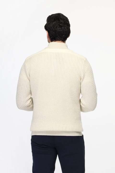 Regular Fit Pullover Beige - Image 4