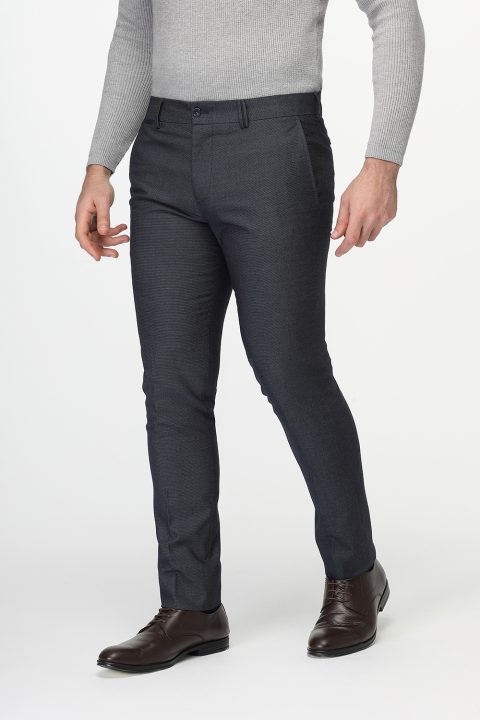 Slim Fit Classic Pants Blue - Image 3