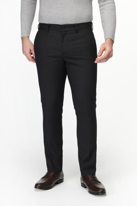 Slim Fit Classic Pants Dark Gray