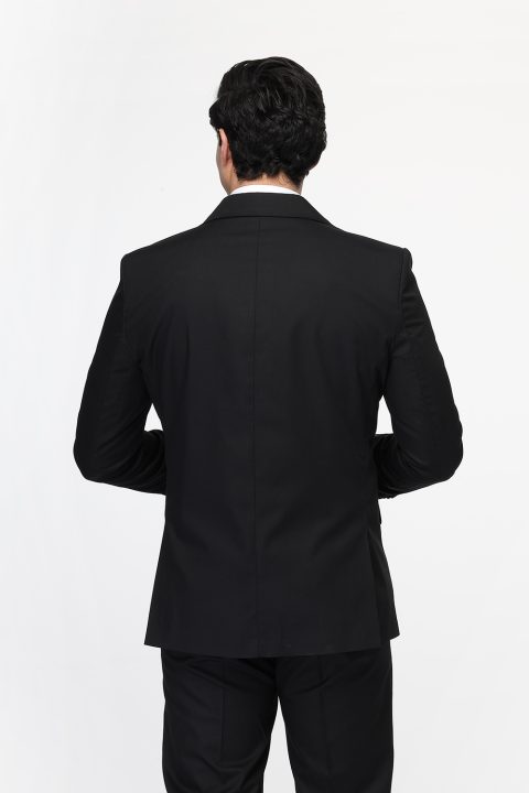 Slim Fit Suit Black - Image 4