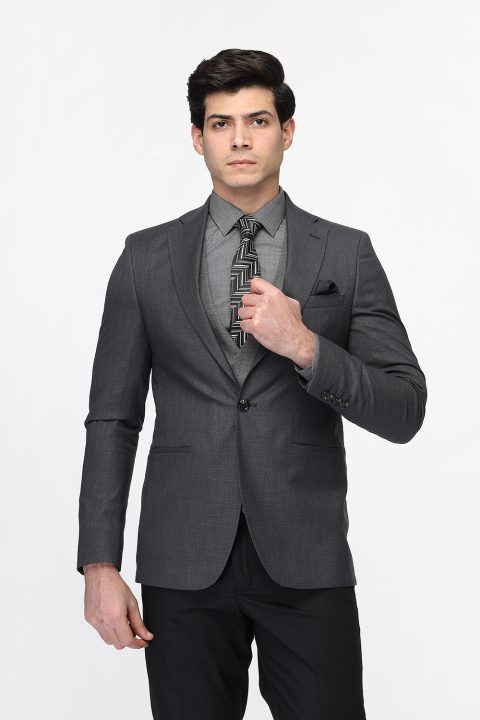 Slim Fit Suit Gray - Image 4