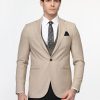 Slim Fit Suit Beige - Image 4