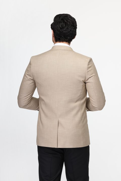 Slim Fit Suit Beige - Image 5