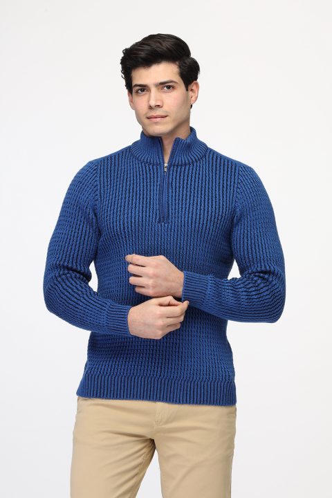 Regular Fit Pullover Blue - Image 3