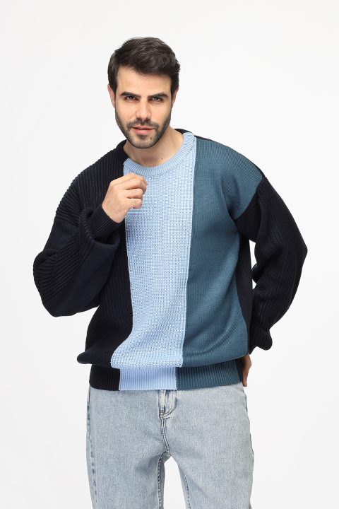 Over Size Pullover Dark Blue