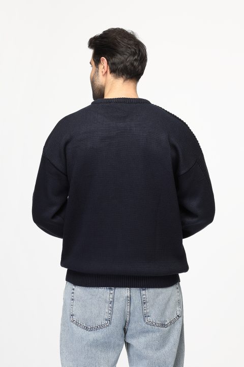 Over Size Pullover Dark Blue - Image 4