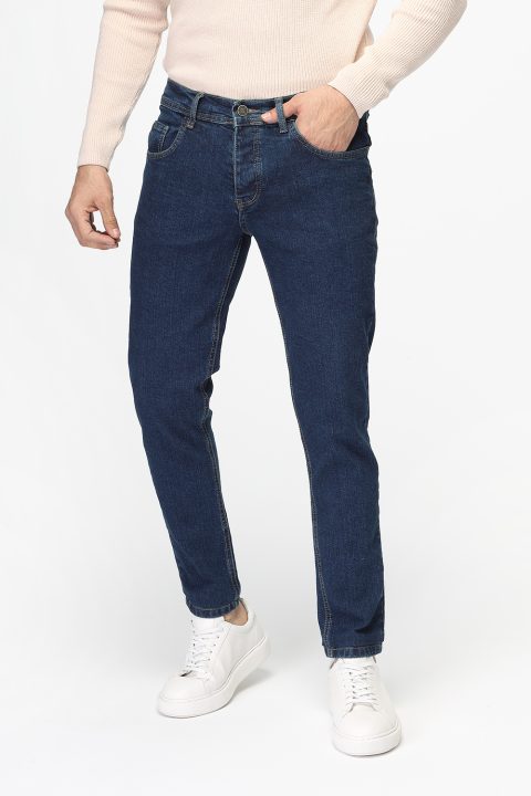 Slim Fit Trousers Jeans Blue