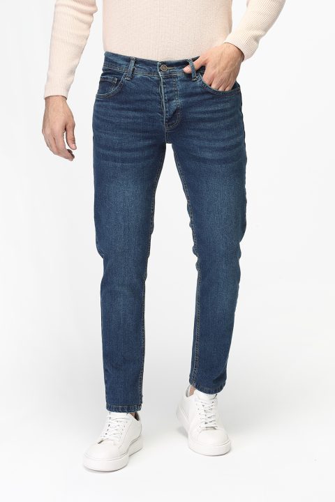 Slim Fit Trousers Jeans Blue