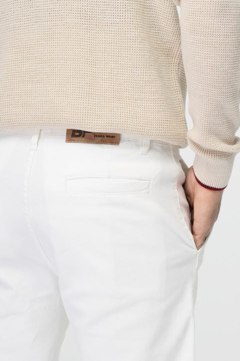 Regular Fit Chino Off White - Image 5