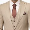 Slim Fit Suit Beige - Image 2