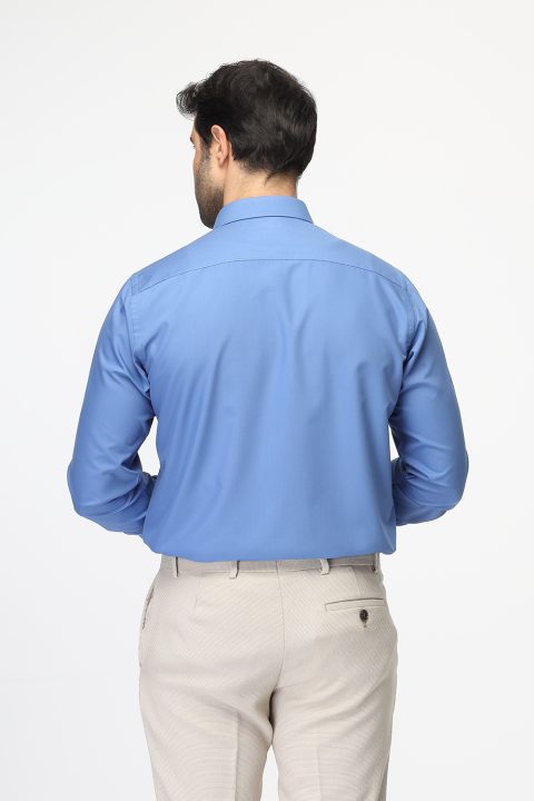 Classic Shirt Slim fit Medium Blue - Image 4