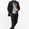 Slim Fit Suit Black - Image 4
