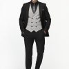 Slim Fit Suit Black