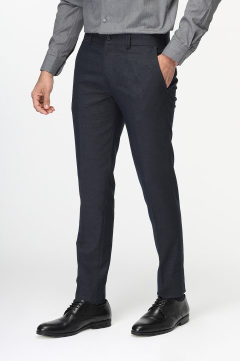 Slim Fit Classic Pants Blue - Image 3