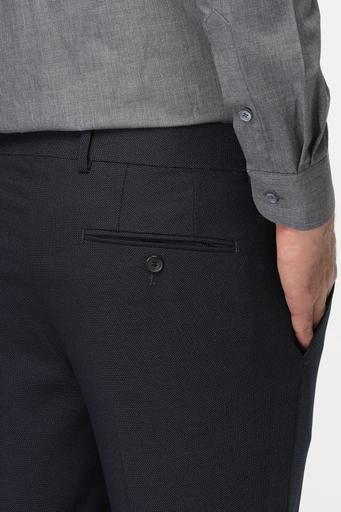 Slim Fit Classic Pants Blue - Image 5