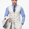 Slim Fit Suit Beige - Image 3