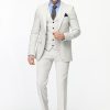 Slim Fit Suit Beige