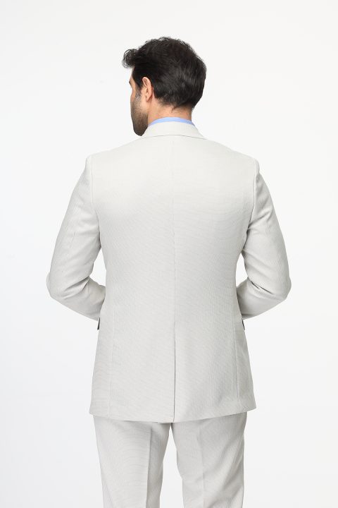 Slim Fit Suit Beige - Image 5